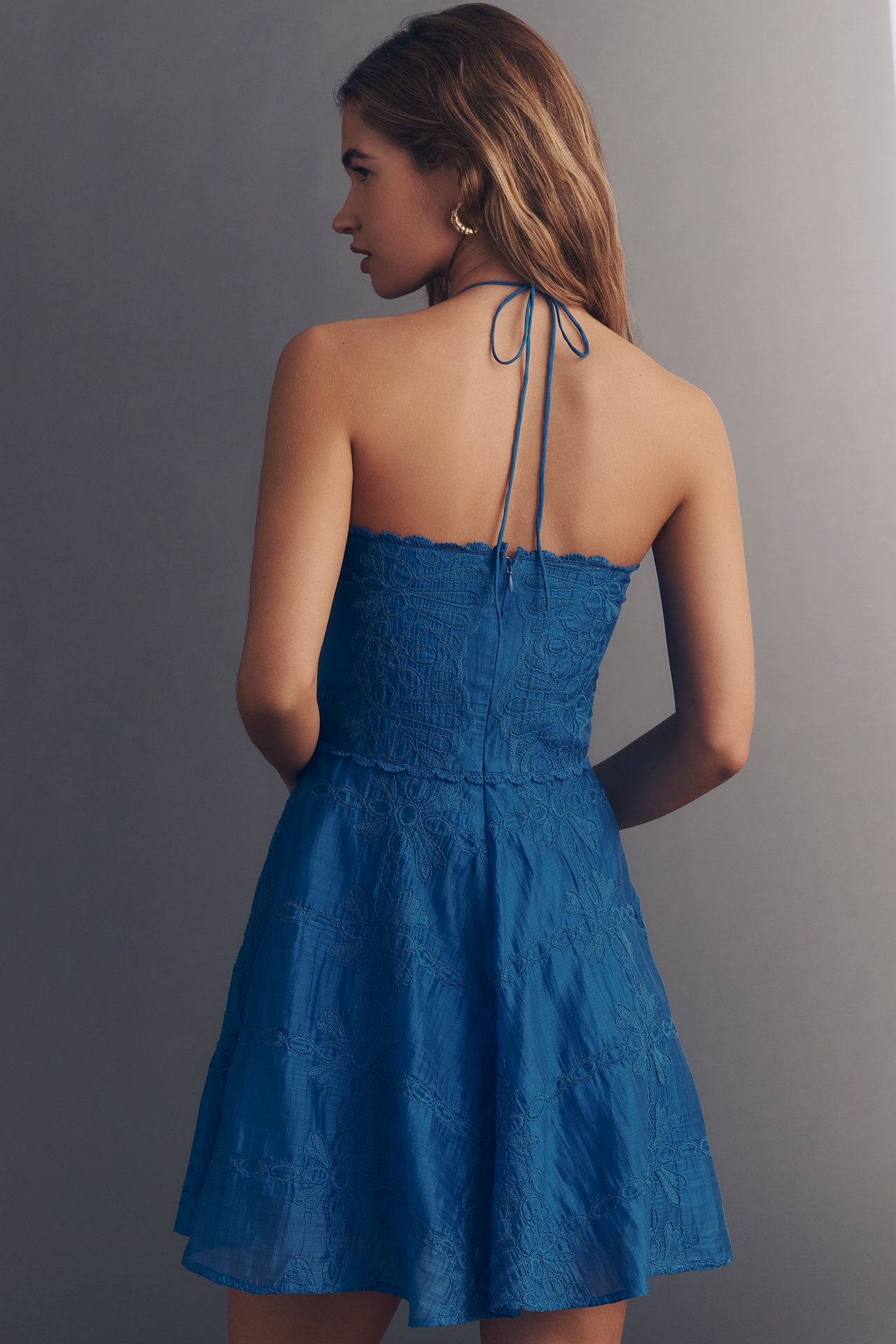 Greylin Callie Halter Mini Dress