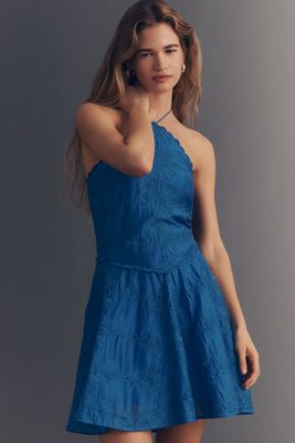 sachin and babi light blue dress Chain Strap Midi Halter Dress main image 0