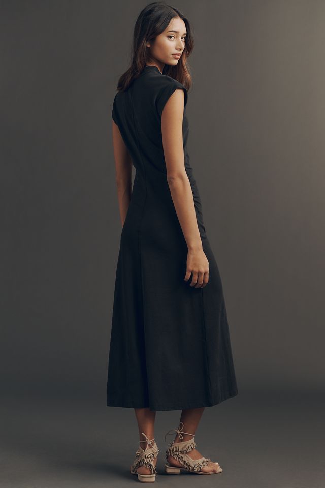 knee length dresses for ladies Elery Black Midi Dress - US 16 main image 1