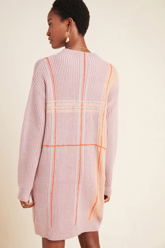 Samia Plaid Sweater Dress #1