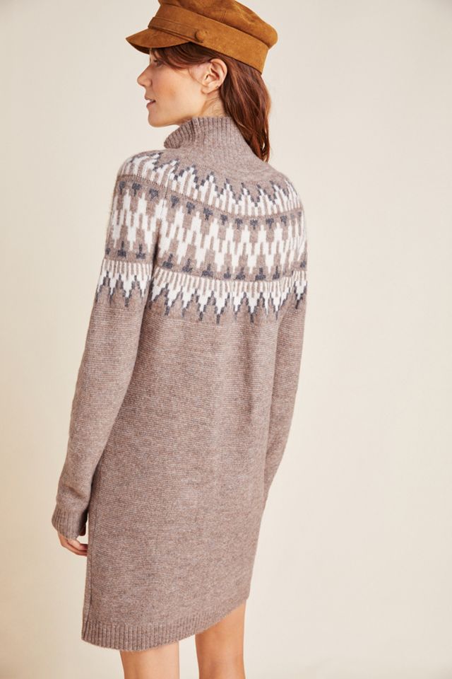 Regan Fair Isle Sweater Dress #1