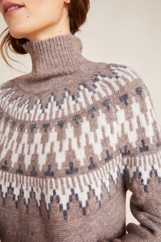 Regan Fair Isle Sweater Dress #2