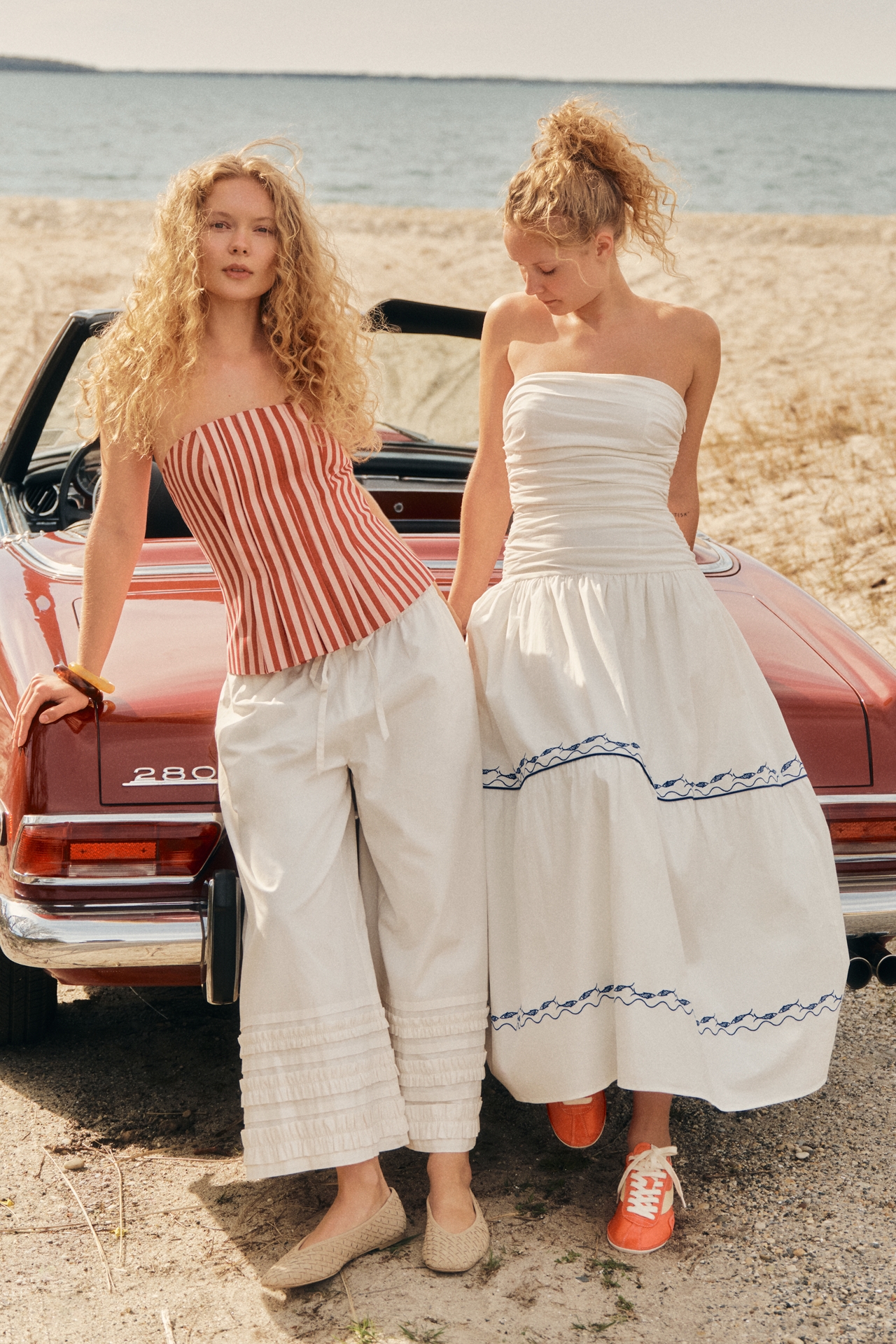 Line & Dot Oia Strapless Maxi Dress