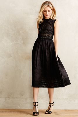 Midnight Romance Midi Dress