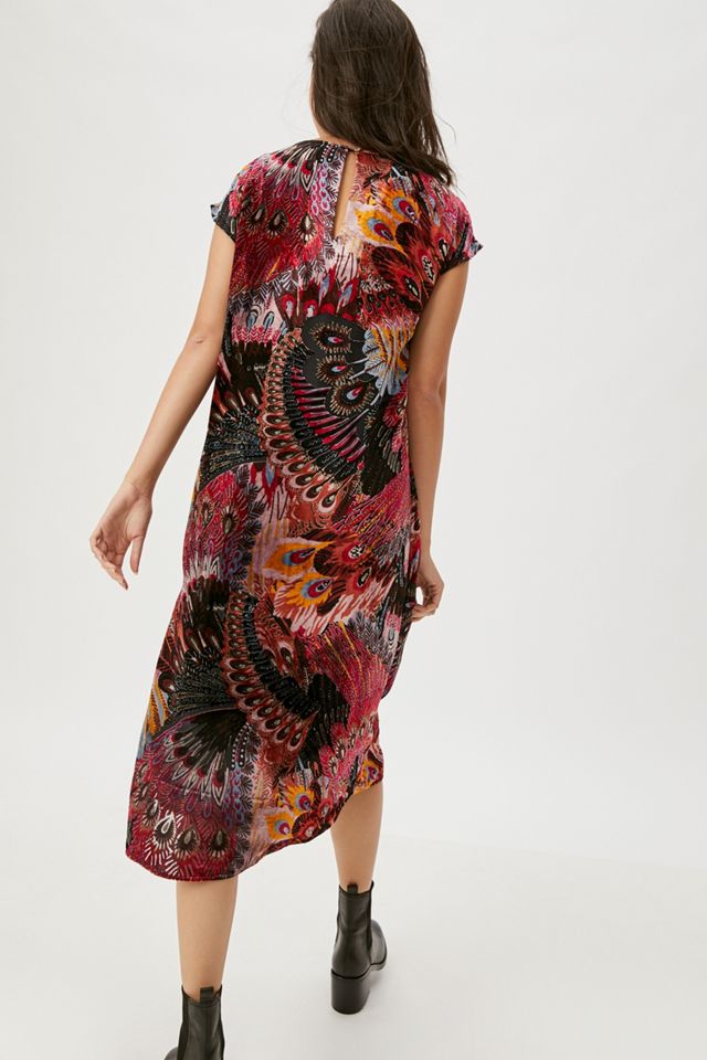 Agostina Velvet Burnout Tunic Dress #1