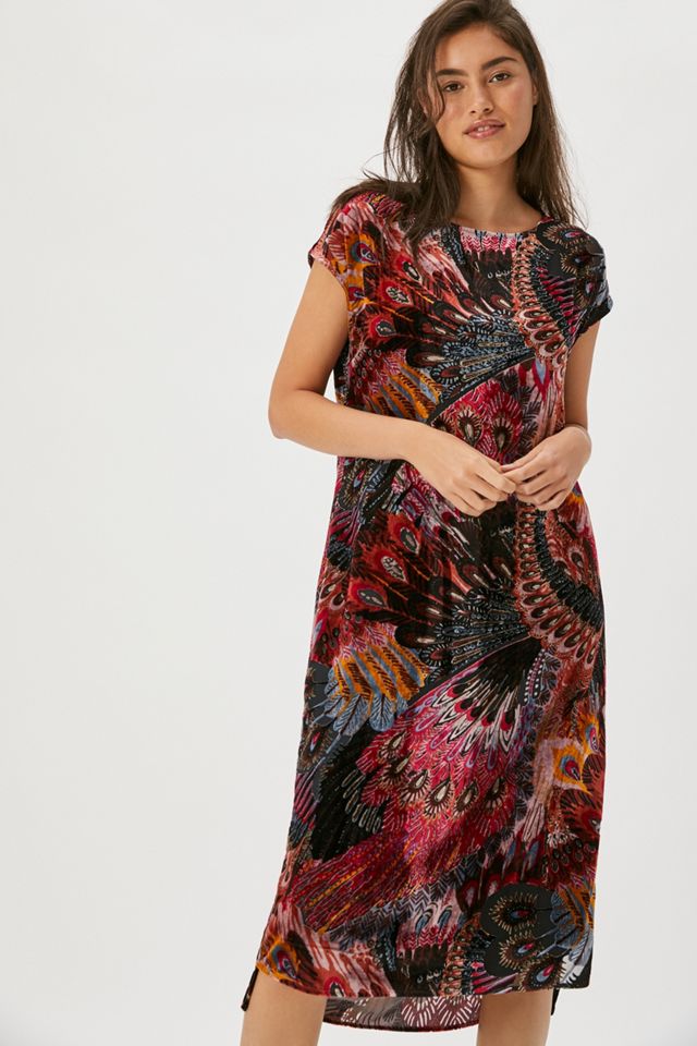 Agostina Velvet Burnout Tunic Dress #3