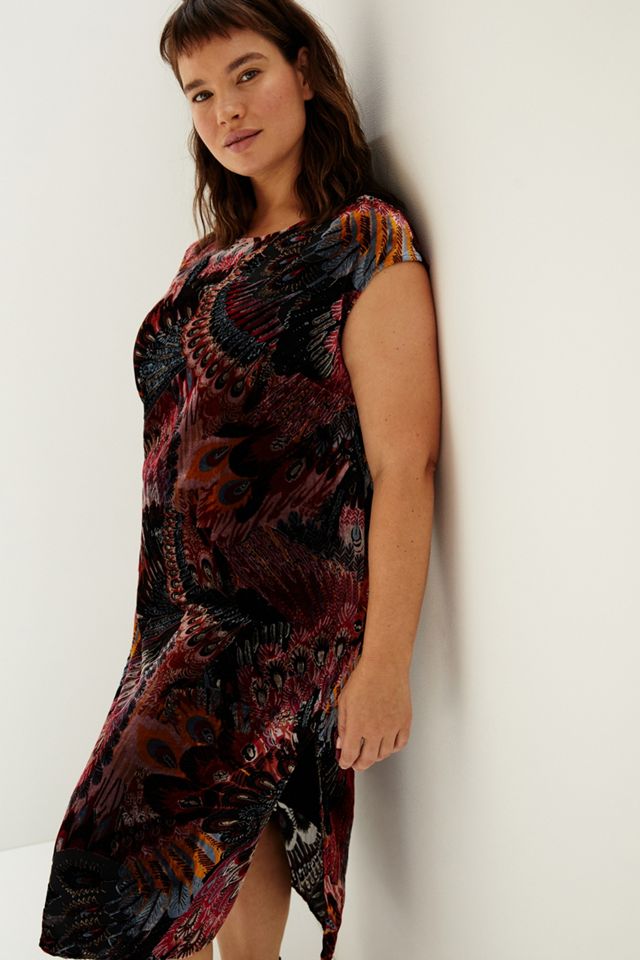 Agostina Velvet Burnout Tunic Dress #5