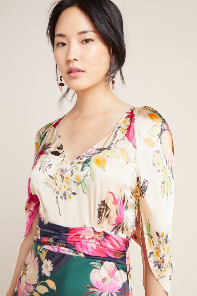floral midi dress boutique Yes Please Bold Floral Midi Dress