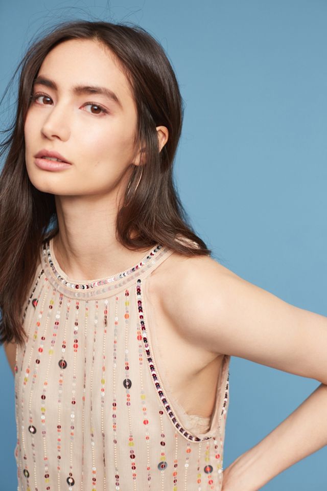 adrianna papell long sleeve beaded dress Adrianna Papell Long Sleeve Beaded Gown – Peachy Flamingo Ltd main image 1