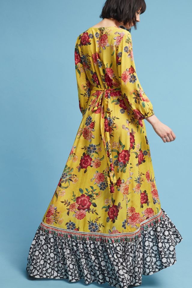 Farm Rio Sunlit Floral Maxi Dress