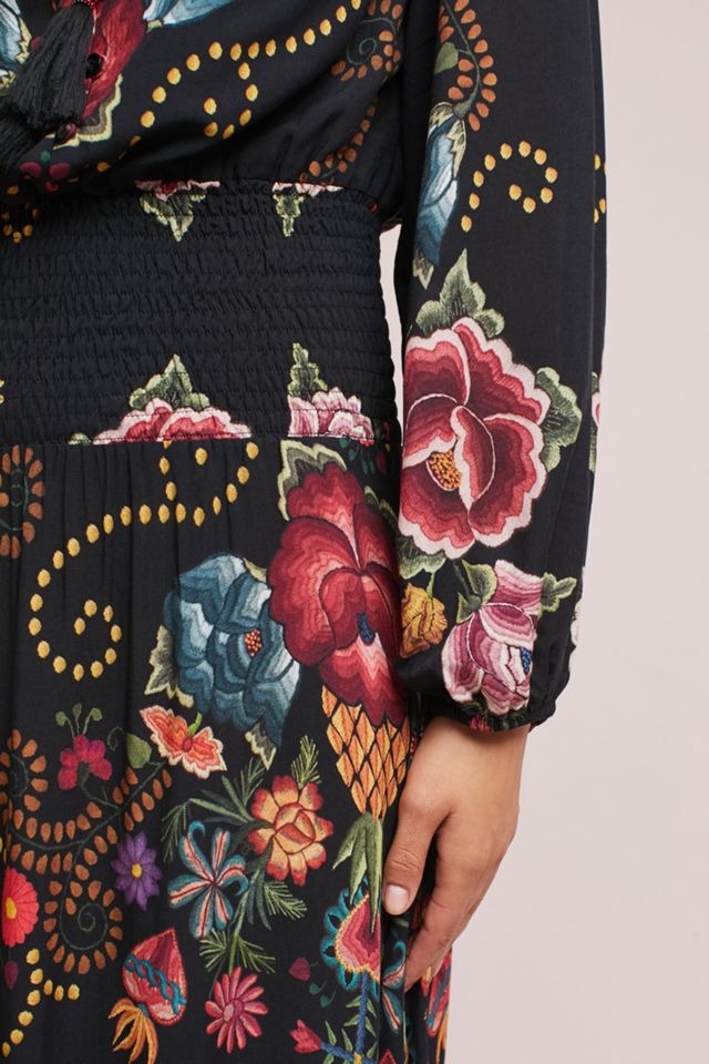 Farm Rio Smocked Floral Dress #2