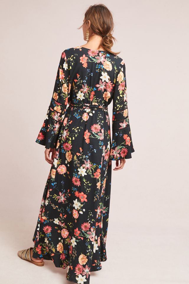 Farm Rio Summer Flower Wrap Dress #1