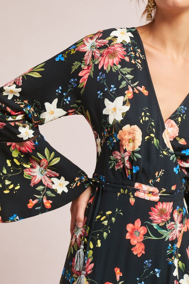 Farm Rio Summer Flower Wrap Dress #2