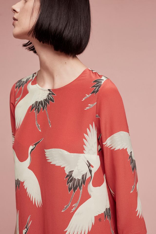 Demoiselle Silk Tunic Dress #1