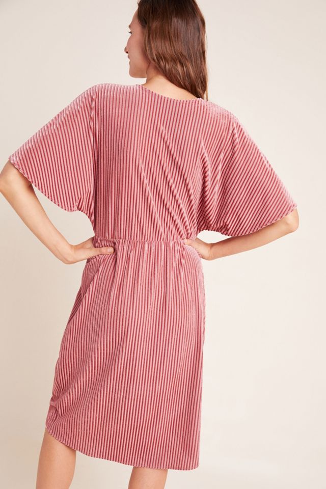 Velvet Plisse Dress #1