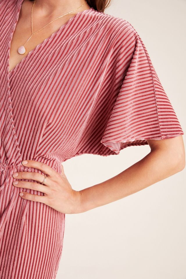 Velvet Plisse Dress #2