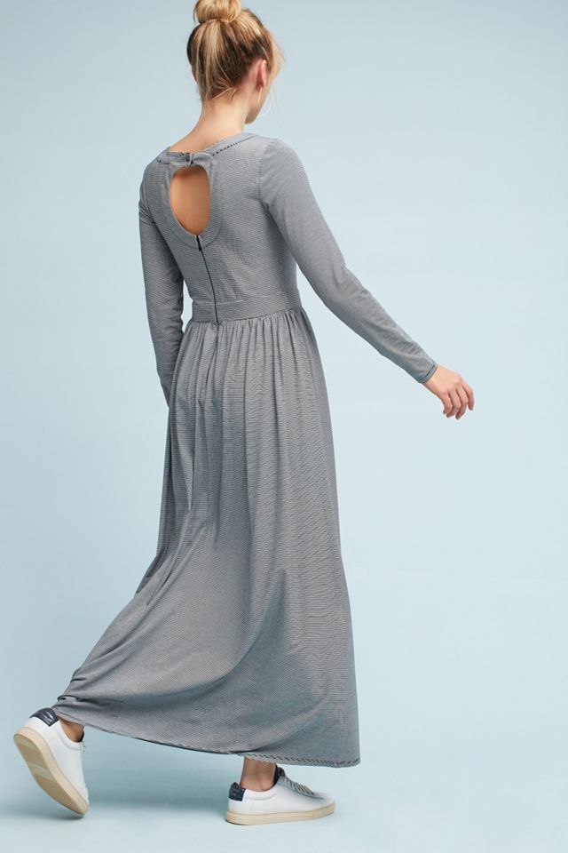 Striped Knit Maxi Dress #2