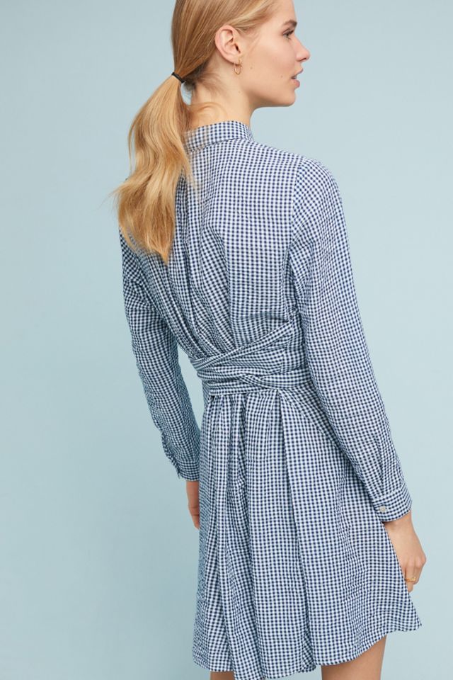 Belted Gingham Shirtdress #2