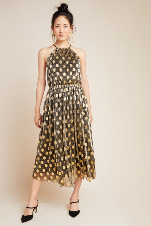 Confetti Halter Midi Dress #3