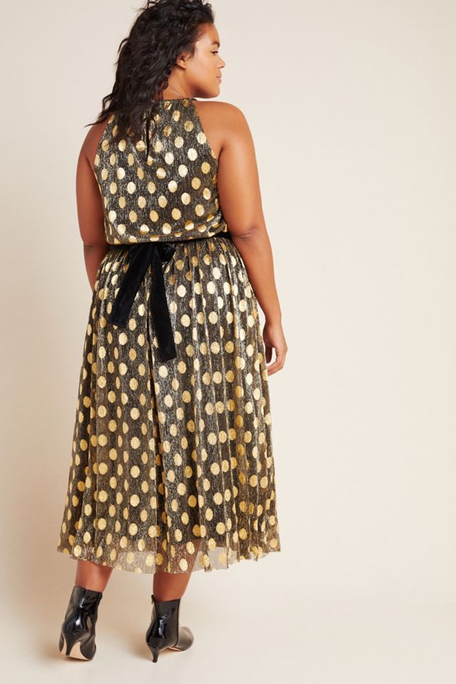 Confetti Halter Midi Dress #5