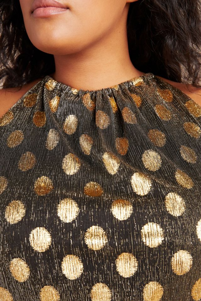 Confetti Halter Midi Dress #6