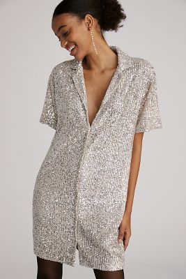 anthropologie shirt dress