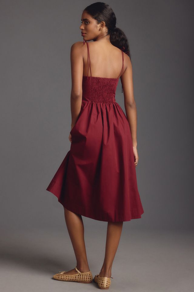 brooklyn corset dress anthropologie Robe mi-longue style corset Sunday in Brooklyn