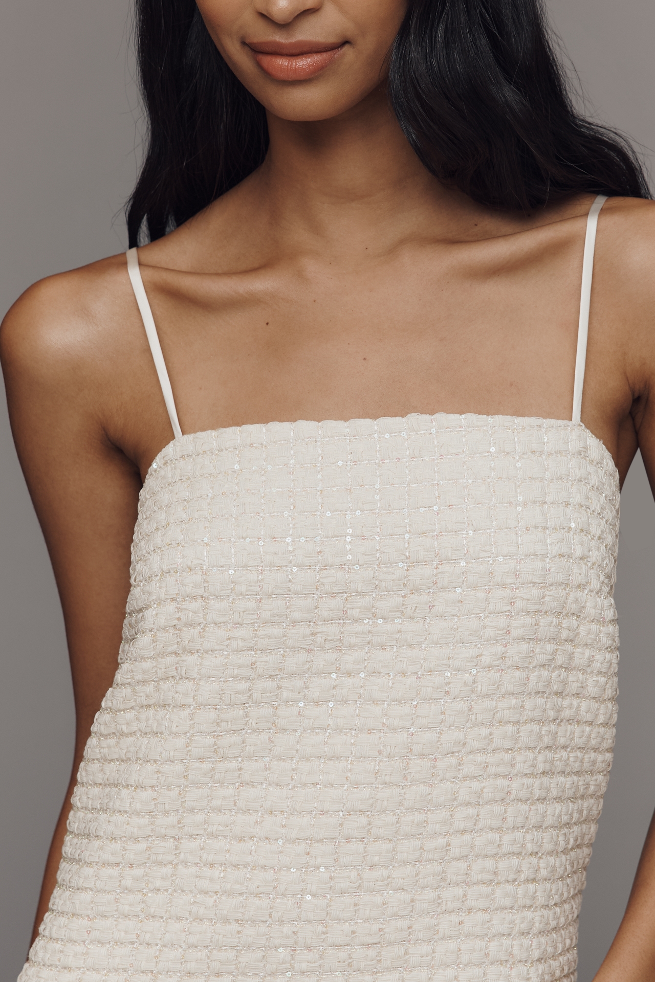 Sunday Brooklyn Textured Ruffle Mini Dress