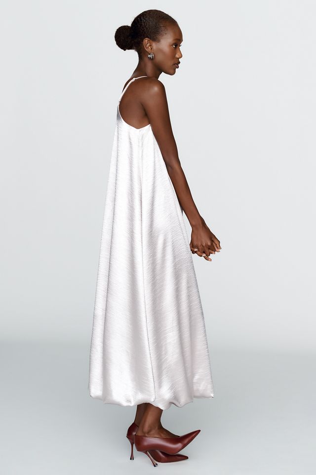 Sunday in Brooklyn Liquid Shine Bubble Hem Midi Dress #3