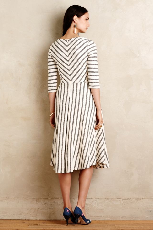 Lizavetta Striped Midi Dress #1