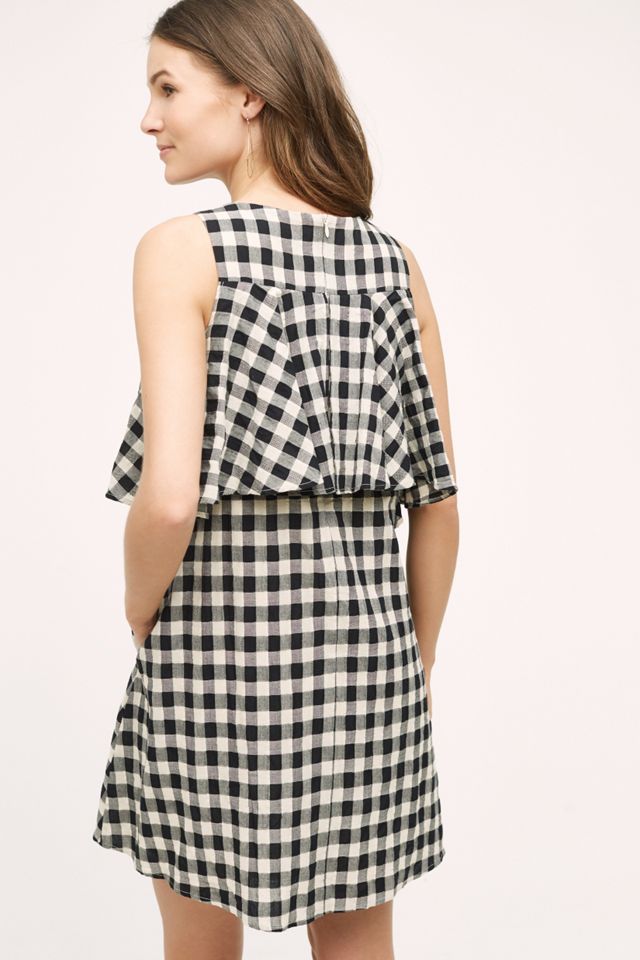 Ruffled Gingham Shift #1