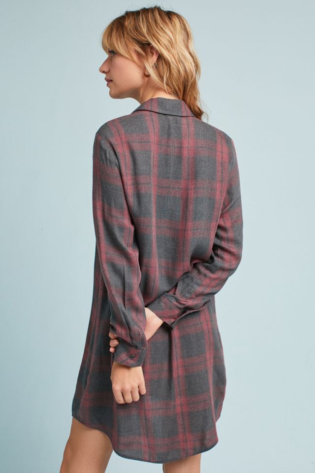 Cloth & Stone Cozy Plaid Tunic Dress #1
