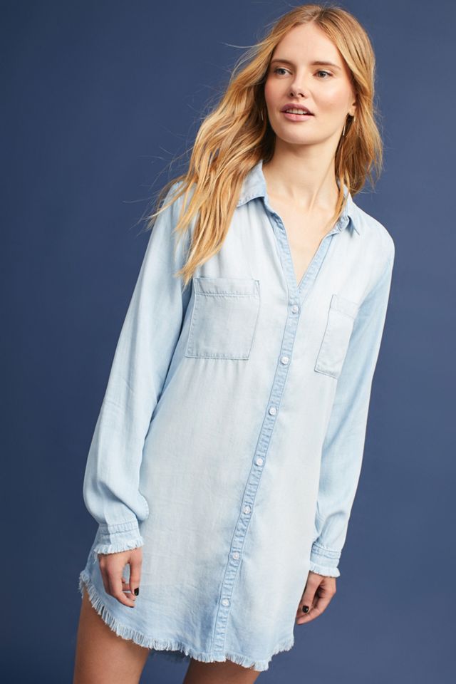 Cloth & Stone Frayed Shirt Dress #2
