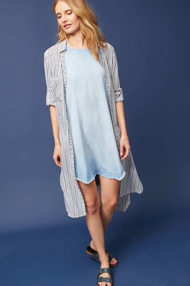 Cloth & Stone Chambray Tunic Dress #3