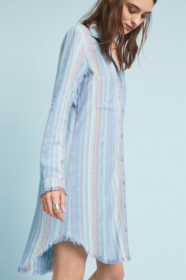Cloth & Stone Raw-Hem Shirtdress #3