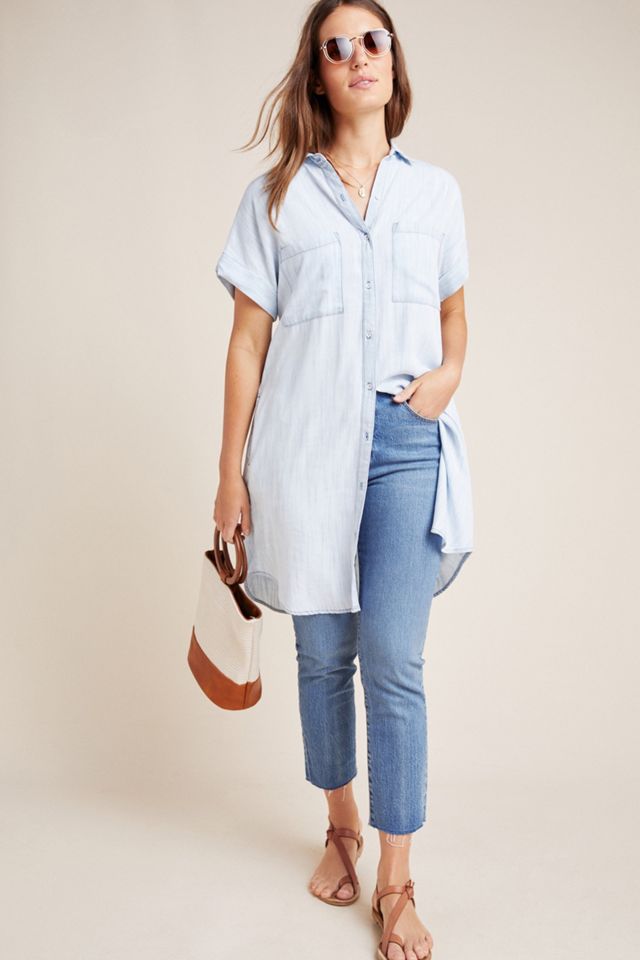 Cloth & Stone Sawyer Chambray Shirtdress #3