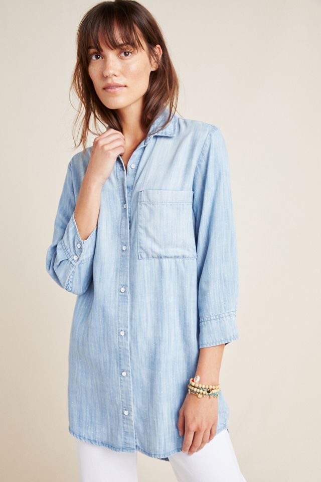 Cloth & Stone Benicia Chambray Shirtdress #3