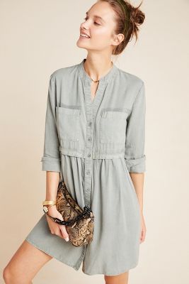 cloth and stone lila chambray shirtdress