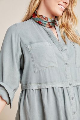 cloth and stone lila chambray shirtdress