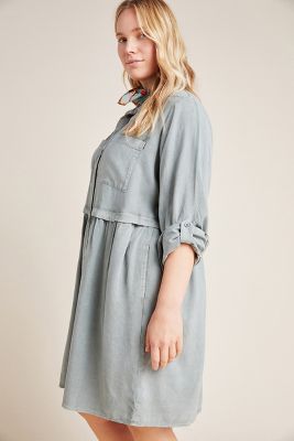 cloth and stone lila chambray shirtdress