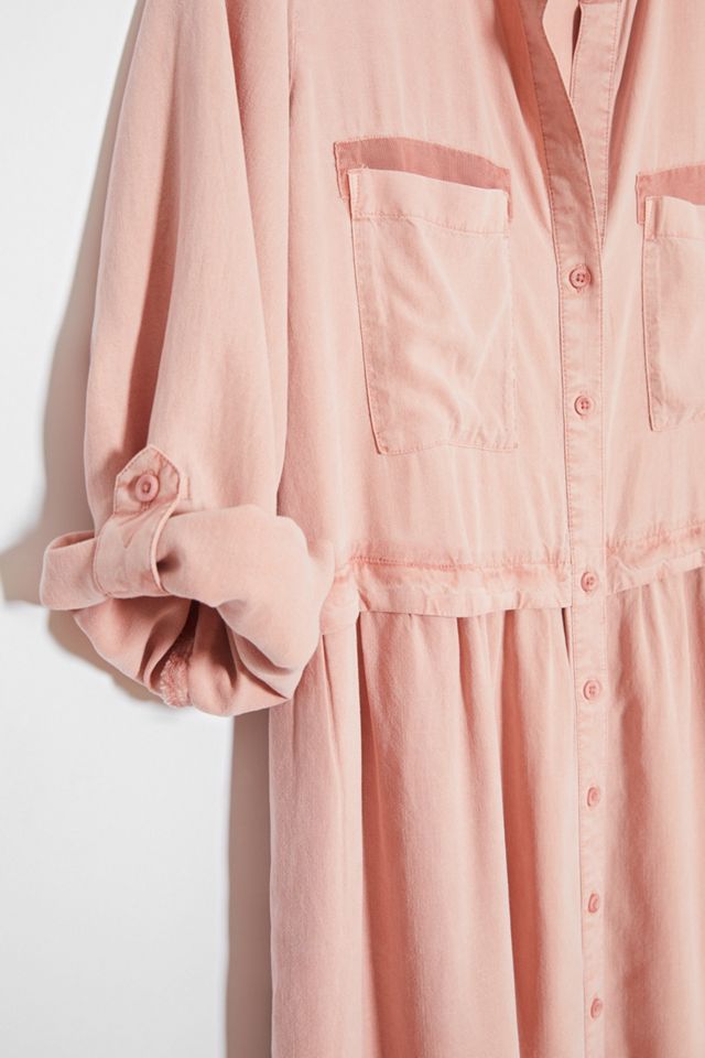 Cloth & Stone Lila Chambray Shirtdress | Anthropologie