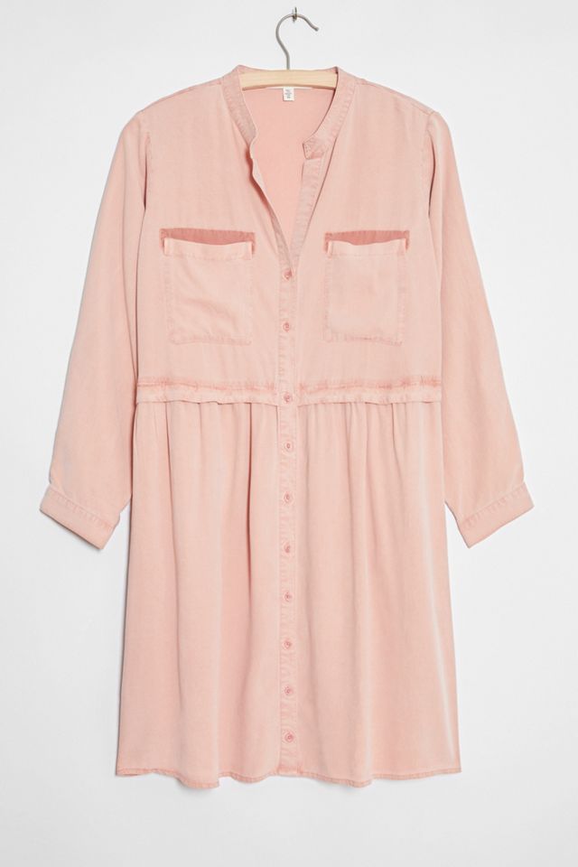 Cloth Stone Lila Chambray Shirtdress