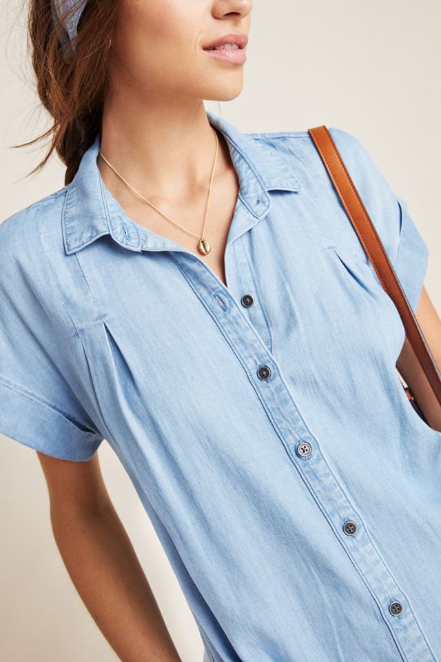 Cloth & Stone Janine Chambray Shirtdress #1
