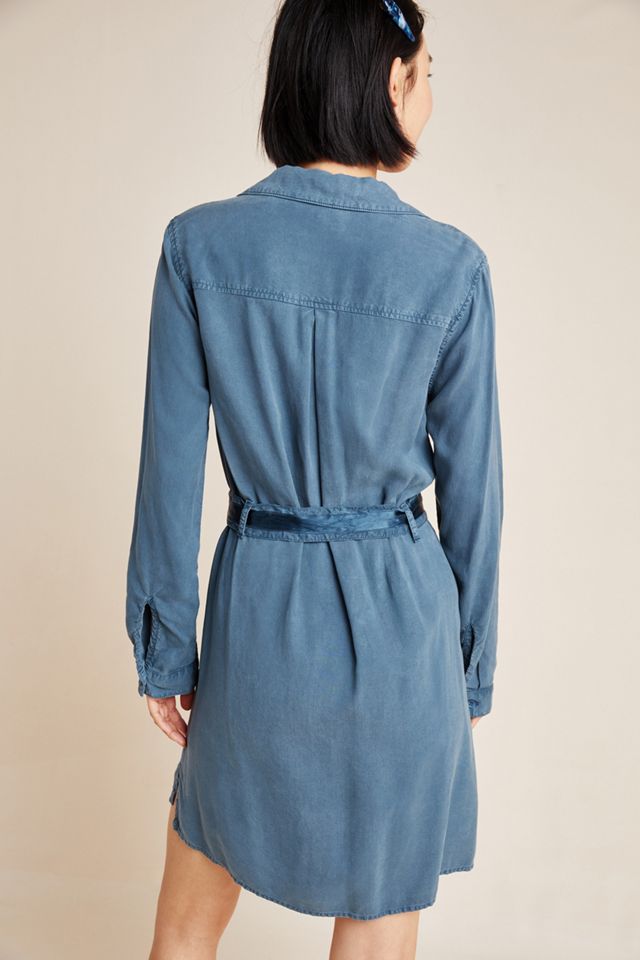 cloth and stone chambray shirt dress Cloth & Stone Chambray Mini Dress