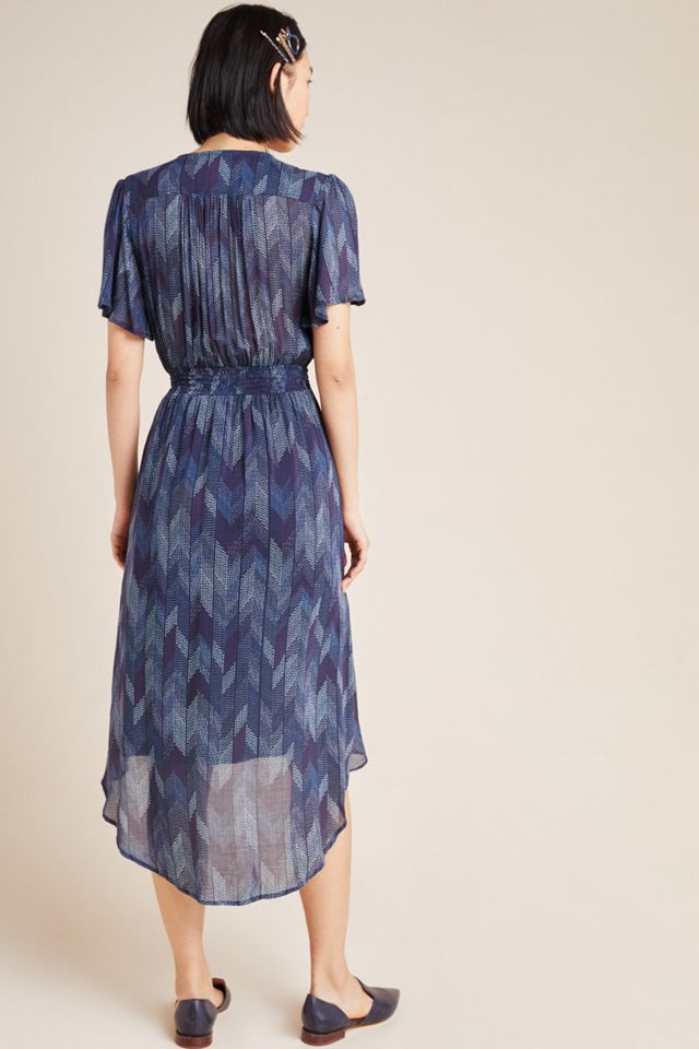 Cloth & Stone Herringbone Wrap Midi Dress #1
