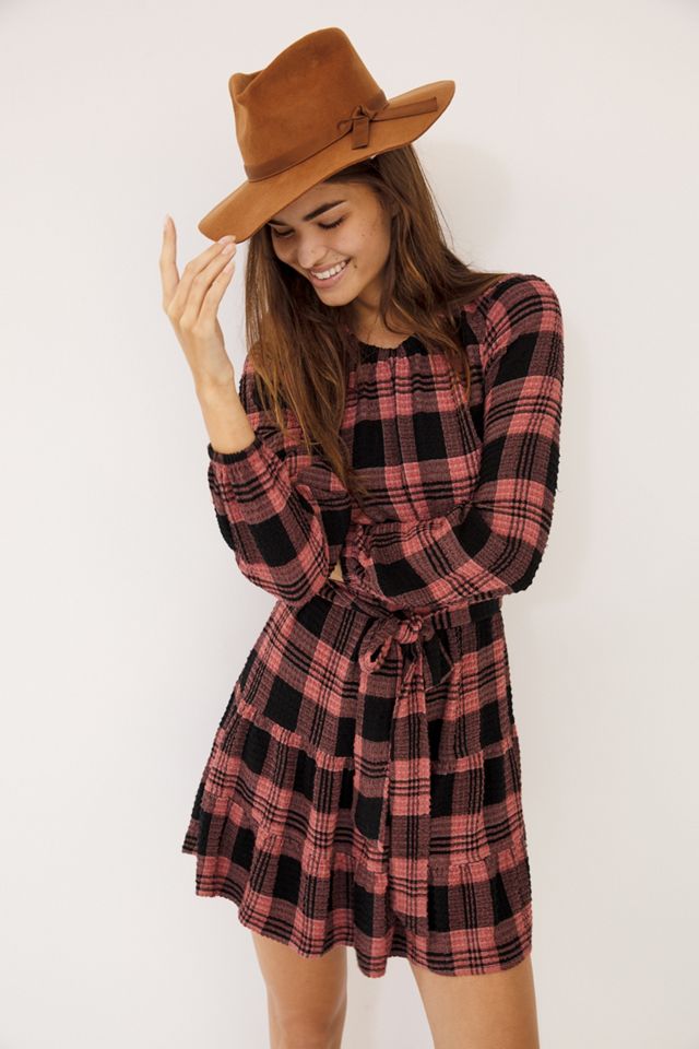 Cloth & Stone Daia Plaid Mini Dress #3