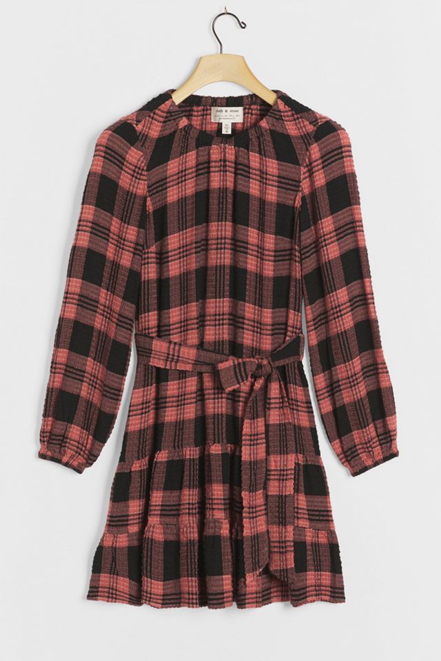 Cloth & Stone Daia Plaid Mini Dress #1