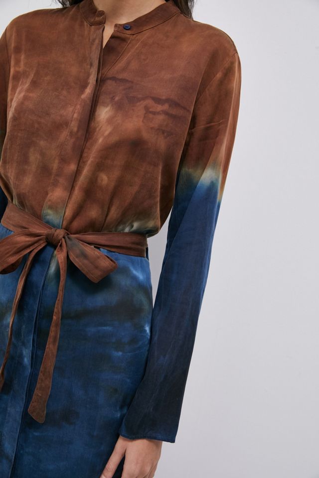 Cloth & Stone Perla Tie-Dye Maxi Shirtdress #2