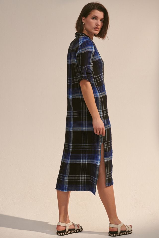 Cloth & Stone Geri Plaid Maxi Dress #2