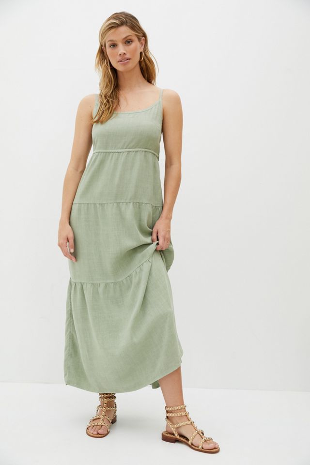 cloth and stone green dress Olive Green Suit – StudioSuits main image 0